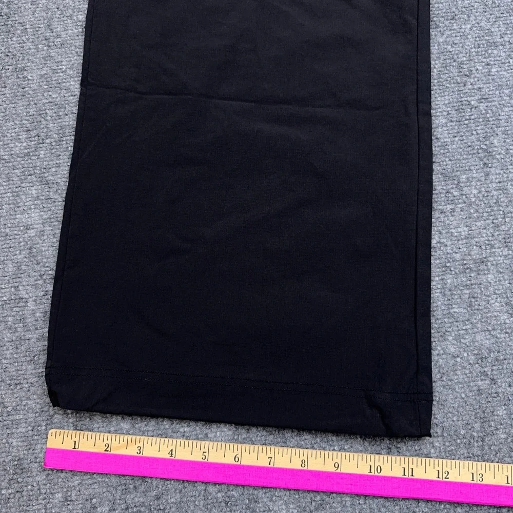 Fabletics Heights Cargo Pants Women's XL Black Relaxed Wide-Leg Pant Lightweight